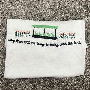 Disney Epcot Living with the Land Embroidered Design T-shirt